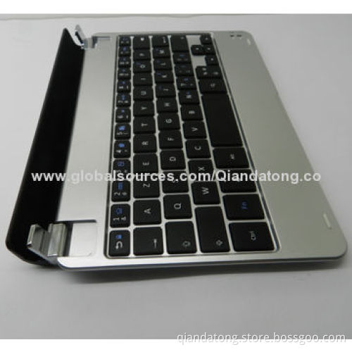 Aluminum ABS Keyboard Case for Android Tablet PCs, Built-in Rechargeable Lithium Battery